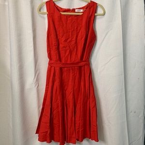 Calvin Klein Red Cocktail Dress